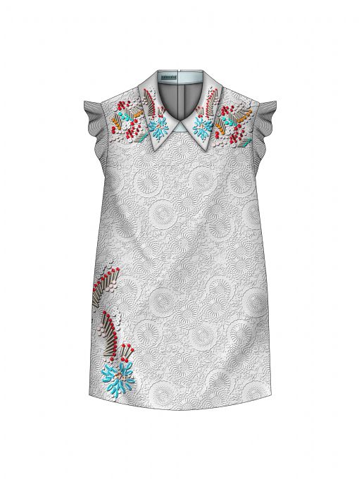手绘服装设计图-手绘服饰